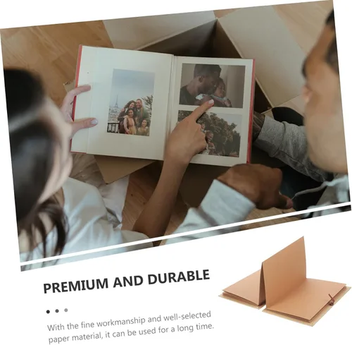 Vista 7 de PRETYZOOM Colección de álbumes de fotos de graduación de 6 pulgadas para tarjetas, álbum de recortes plegable, artesanía fina para oficina y hogar
