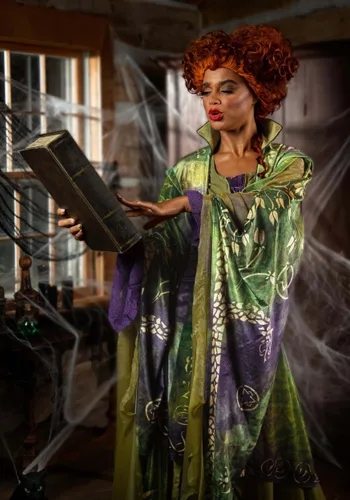 Vista 3 de Disfraz de Winifred Sanderson para Mujer de Hocus Pocus de Disney Multicolor