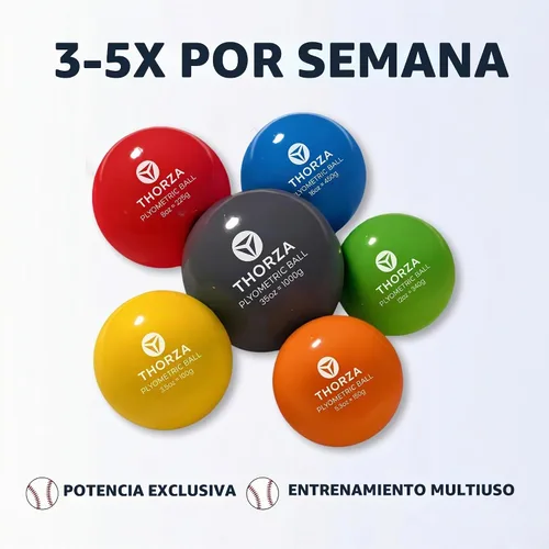 Vista 8 de Thorza Pelotas de entrenamiento con peso, juego de lanzamiento