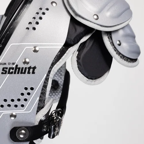 Vista 4 de [Usado] Schutt XV Skill - Hombreras de fútbol para mariscal de campo, receptor ancho, espalda defensiva