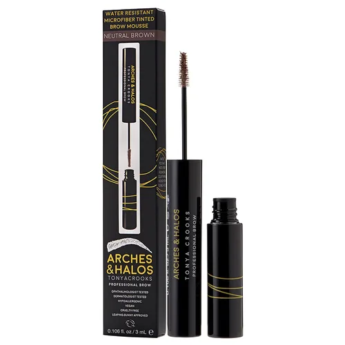Vista 15 de Arches and Halos - Mousse de microfibra teñida para cejas, moldeador de cejas ricamente pigmentado, bolígrafo de relleno resistente al agua, vegano