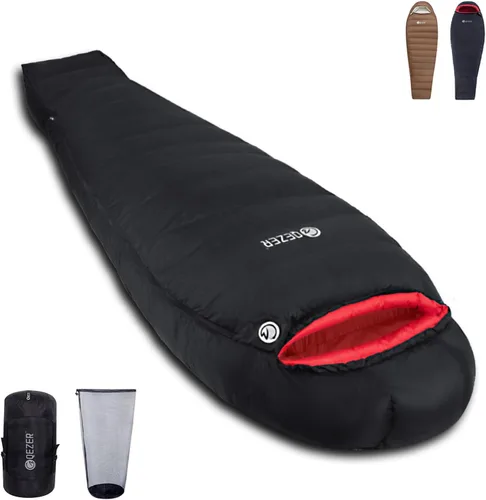 Vista 7 de 0 Degree Down Sleeping Bag for Adults,Cold Weather Backpacking