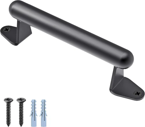 Vista 12 de SELEWARE - Manija de puerta de granero de 12 pulgadas, manija de metal resistente