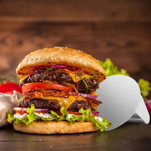 Vista 7 de ALLTOP Smash - Prensa para hamburguesas, acero inoxidable, 5.5 pulgadas