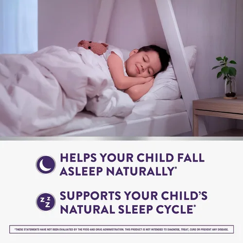 Vista 4 de PURE Zzzs Kidz, gomita de melatonina para niños, ayuda para dormir, baja cantidad de melatonina para niños, con manzanilla y lavanda, melatonina 1