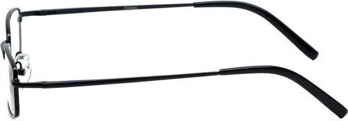 Vista 2 de Calabria R753 Rectangular Metal Reading Glasses for Men and Women –Full Rim Frame with Spring Hinges Lightweight Adjustable