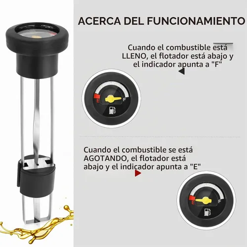 Vista 6 de Tapa de combustible con medidor de nivel para Honda Foreman 400 450 1995-2004 17504-HM7-013