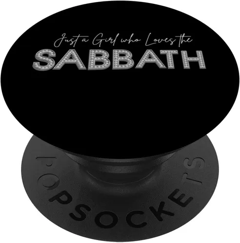 Vista 6 de Just a Girl who Loves the Sabbath. 7th Day Sabbath Keeper PopSockets MagSafe PopGrip for iPhone