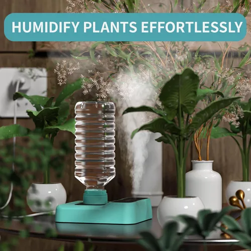 Vista 3 de Humidificador de viaje, pequeño humidificador portátil para plantas, dormitorio, oficina, hotel o automóvil, 5000 mAh, funciona con batería, mini