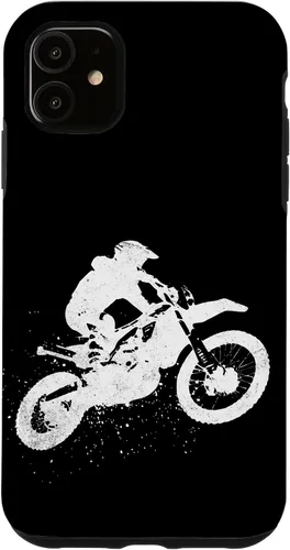 Vista 8 de iPhone 16 Dirt Bike Riding Motocross Racing Motorcycle Vintage Graphic Case