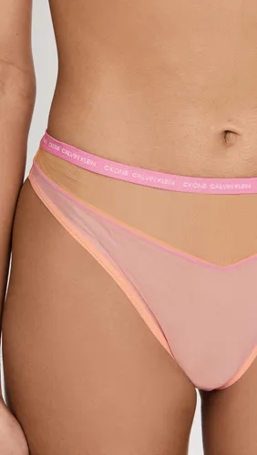 Vista 6 de Calvin Klein Ck One Sheer Pride Tanga de cintura alta para mujer