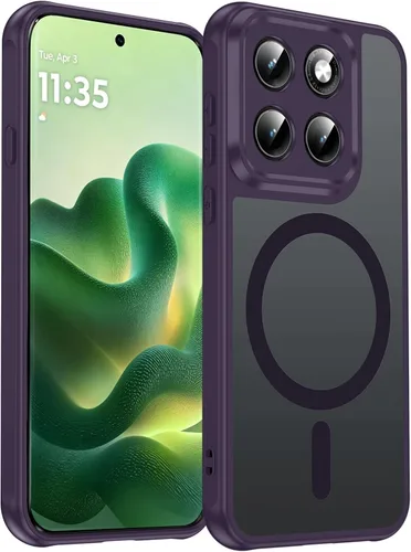 Vista 278 de LeYi Funda para teléfono Samsung-S23: protector de pantalla e imán MagSafe Púrpura