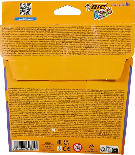Vista 2 de BIC Bolígrafos para colorear Visaquarelle para niños, paquete de 10