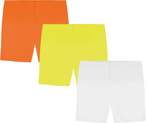 Vista 11 de MY WAY - Pantalones cortos de ciclismo para niña (algodón, 3 unidades, tallas 2-16)