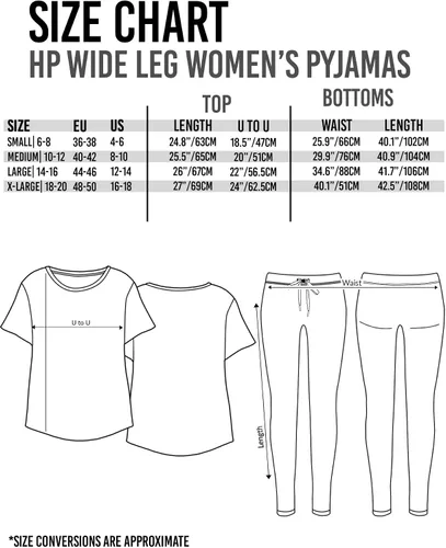 Vista 2 de Harry Potter Pijama para mujer Gryffindor House Crest - Conjunto de pijama para mujer, gris