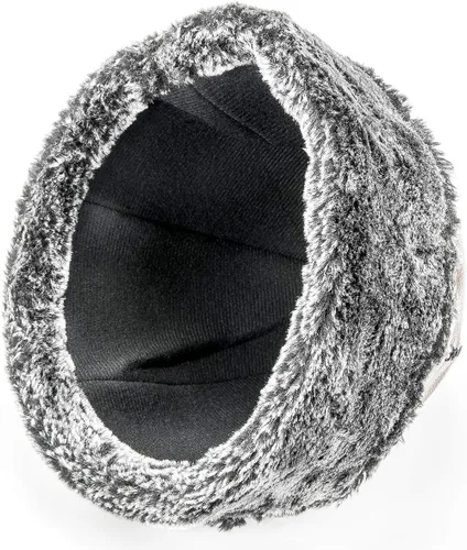 Vista 2 de Ertugrul - Gorro de piel sintética para invierno