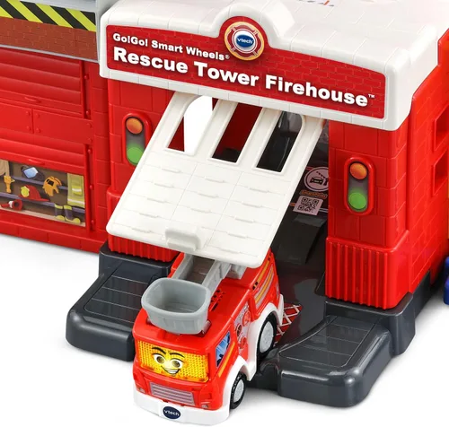 Vista 5 de VTech Go! Go! Smart Wheels Torre de Rescate Estación de Bomberos