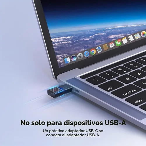 Vista 5 de Adaptador Bluetooth USB-C para PS5 - Transmisor inalámbrico Bluetooth 5.3 con APTX baja latencia y aptX adaptativo, Plug & Play