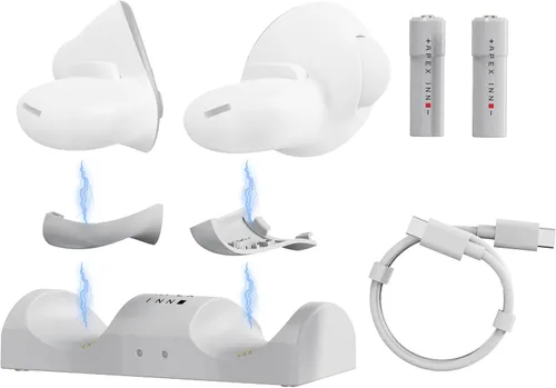 Vista 5 de VR Silicone Face Pad Cover and Controller Charging Stock for Meta Quest 3 Accessories
