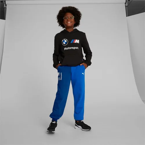 Vista 5 de Puma Kids' BMW M Motorsport Essentials French Terry Sweatpants Color Pro Azul-m