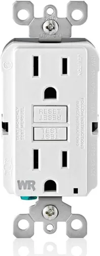 Vista 12 de Leviton SmartlockPro Interruptor con enchufe de doble polo receptáculo, AFTR1-E, 120.0 volts