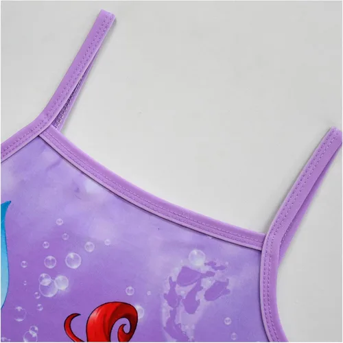 Vista 5 de VECHLO Traje de baño de sirena para niñas de 3 a 8 años