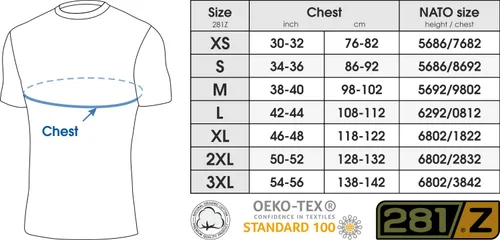 Vista 5 de 281Z Camiseta de ropa interior de algodón elástico militar - Senderismo táctico al aire libre - Línea de combate Punisher