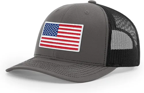 Vista 124 de Joe's USA Richardson 112 - Gorras de camionero con parche gráfico personalizado - Gorras estructuradas de cinco y seis paneles Richardson Premium