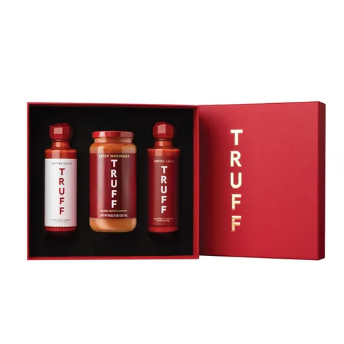 Vista 8 de TRUFF Paquete de iniciación, incluye salsa picante de trufa negra (6 onzas), aceite de trufa negra (5.6 onzas) y sal marina de trufa negra