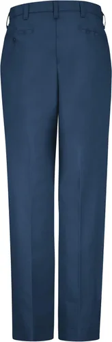Vista 3 de Red Kap Pantalón de trabajo de mezcla de sarga, con ajuste tradicional, que no se arruga Azul marino