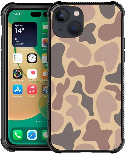 Vista 28 de Compatible con iPhone 13 Mini, diseño de H Art Cat Pattern, H Funda protectora de TPU resistente a arañazos y golpes para iPhone 13 Mini de 5.4