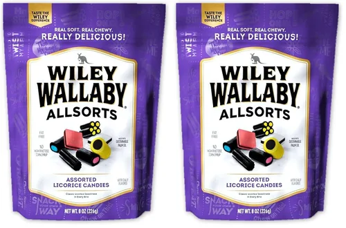 Vista 7 de Wiley Wallaby Regaliz, Allsorts, 8 onzas