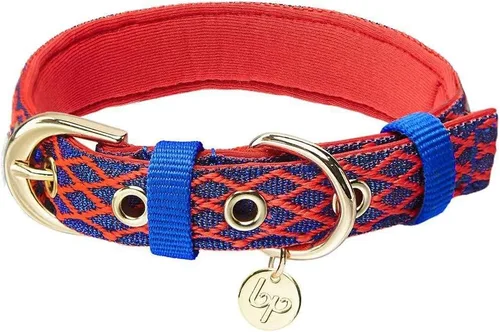 Vista 15 de Blueberry Pet - Collar ajustable para perro con forma de diamantes tribales del sudoeste en francés rosa con hebilla de metal, cuello 9-12.5