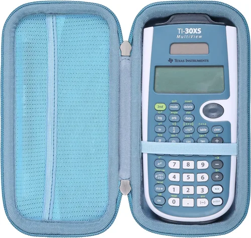 Vista 10 de khanka Funda de transporte para calculadora científica Texas Instruments TI-30Xa/TI BA II Plus/TI-30XIIS /TI-30XS MultiView/TI-36X Pro Engineering