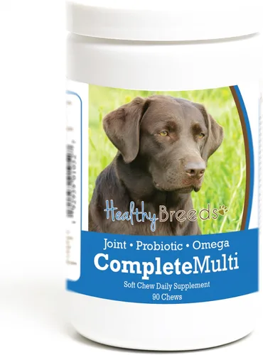 Vista 45 de Healthy Breeds Affenpinscher todo en uno multivitamínico suave masticable 60