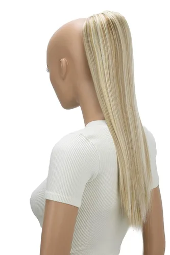 Vista 18 de CAISHA Extensión de cola de caballo de 22" con cordón voluminoso Straigtht negro-marrón PH503