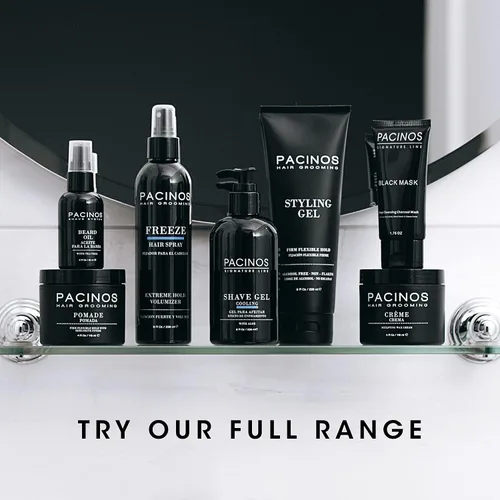 Vista 8 de Pacinos Sleek - Pomada de sujeción extra con brillo, definición de larga duración, todo tipo de cabello, 2 onzas líquidas