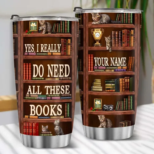 Vista 29 de T40413 - Taza personalizada para amantes de los libros, taza de café con texto en inglés "Just A Girl Loves Book", regalo para mujeres y niñas