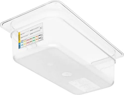 Vista 4 de Carlisle FoodService Products PermaLabel - Recuento de etiquetas, 4" de profundidad, transparente