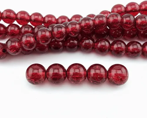 Vista 68 de DandS ltd Cuentas de cristal agrietadas para la fabricación de joyas, champán, pulseras vibrantes de bricolaje, collares, aretes, suministros