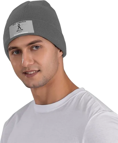 Vista 5 de Beanie Hat Stretchy Hat Soft Warmth Knit Hat Cap for Men & Women Unisex