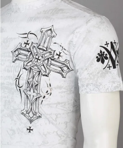 Vista 6 de Archaic by Affliction - Camiseta para hombre, color azul marino