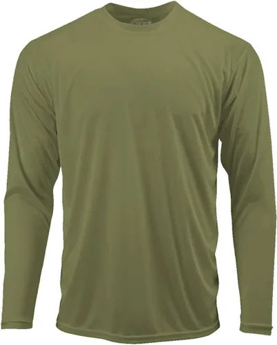 Vista 13 de DRI-Equip - Camisas de manga larga para deporte, disipa la humedad. Blanco