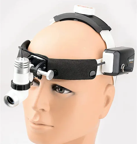 Vista 2 de YAOJIA Examen médico luz LED faro médico -6000 Lx portátil LED linterna dental quirúrgica para odontología/cirugía cosmética médica/ENT/Ortopedia