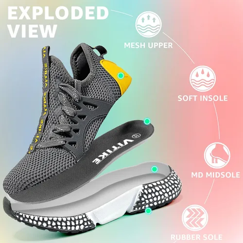 Vista 2 de WETIKE - Zapatos deportivos ligeros de malla