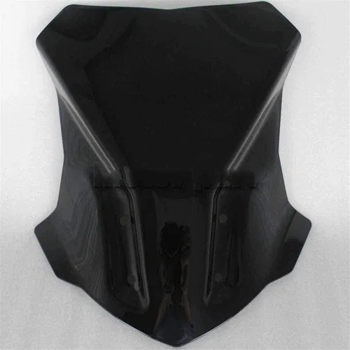 Vista 4 de Parabrisas de motocicleta compatible con BMW G310GS G 310 GS Touring, alerón de parabrisas de motocicleta, color negro iridio (color negro)