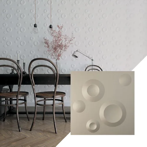 Vista 30 de Ekena Millwork WP12X12COWH Cole EnduraWall - Paneles decorativos de pared 3D de 11 7/8 pulgadas de ancho x 11 7/8 pulgadas de alto, color blanco