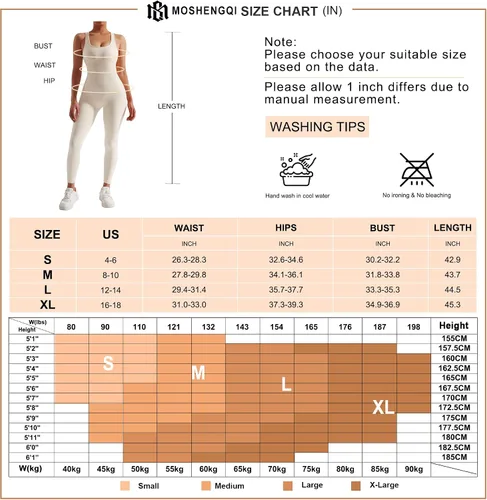 Vista 6 de MOSHENGQI Enterizo de una pieza para mujer, espalda cruzada, sin mangas, espalda descubierta, con control de abdomen