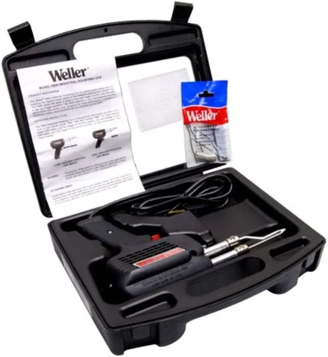Vista 2 de Weller D650PK Kit de pistola de soldadura industrial con alambre de soldadura Weller, diámetro: 0.031 in / 0.039 pulgadas, peso: 3.53 oz / 3.527