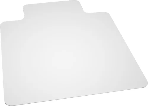 Vista 2 de Flash Furniture Jackson - Tapete duro para silla de piso de 36 x 48 pulgadas con borde, parte inferior estampada y parte superior texturizada
